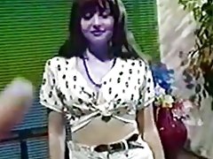 Teen prvenec z starec v vintage film